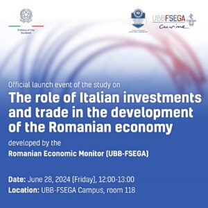 The role of Italian investments and trade in the development of the Romanian economy